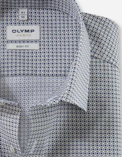 OLYMP business overhemd 215774 Olijf groen Discount