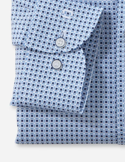 OLYMP business overhemd 215774 Blauw Sale