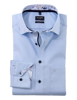 OLYMP business overhemd 120674 Blauw Hot