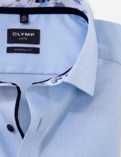 OLYMP business overhemd 120674 Blauw Hot