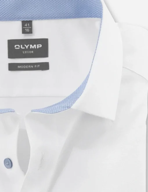 OLYMP business overhemd 120774 Wit Hot