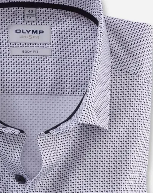 OLYMP business overhemd Body fit 215444 Wit Sale
