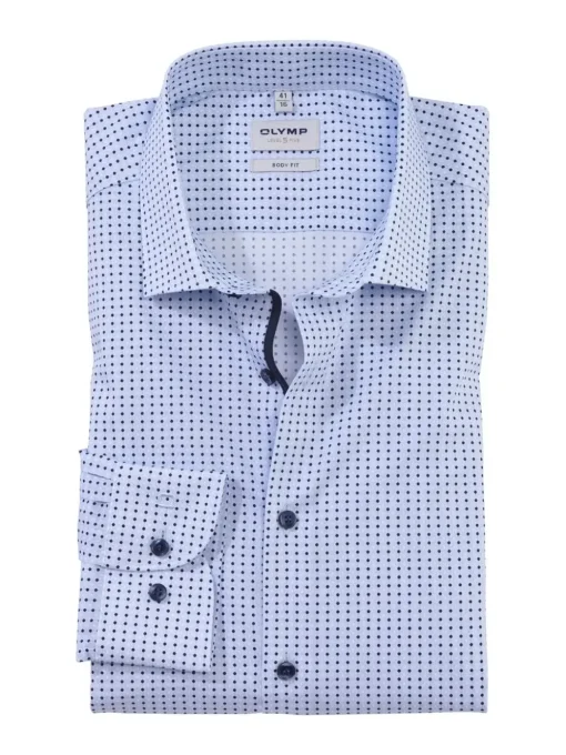 OLYMP business overhemd Body fit 200944 Blauw New