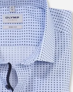 OLYMP business overhemd Body fit 200944 Blauw New