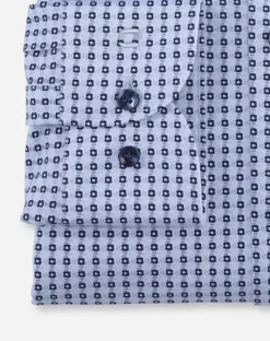OLYMP business overhemd Body fit 207144 Blauw Hot