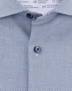 OLYMP business overhemd Body fit 209644 Blauw Clearance