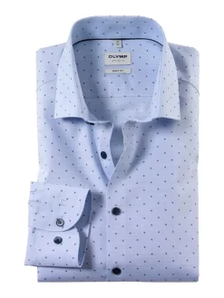 OLYMP business overhemd Body fit 212834 Blauw Best