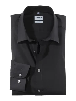 OLYMP business overhemd Body fit 609064 Zwart Online