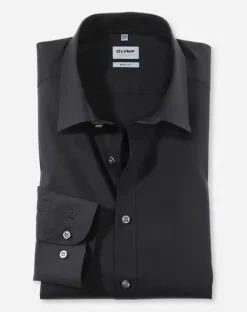 OLYMP business overhemd Body fit 609064 Zwart Online