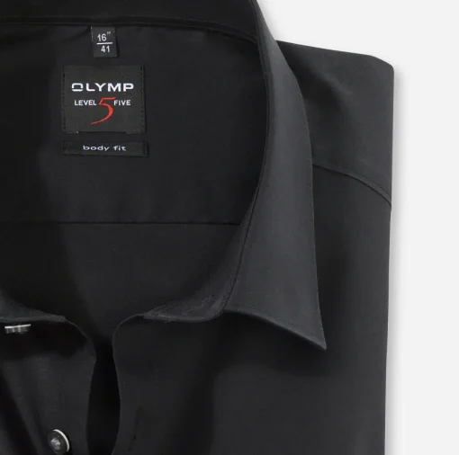 OLYMP business overhemd Body fit 609064 Zwart Online