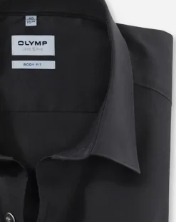 OLYMP business overhemd Body fit 609064 Zwart Online
