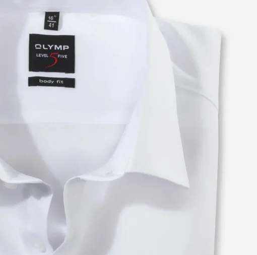 OLYMP business overhemd Body fit 609064 Wit Clearance
