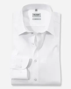 OLYMP business overhemd Body fit 609064 Wit Clearance