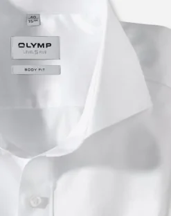 OLYMP business overhemd Body fit 609565 Wit Sale