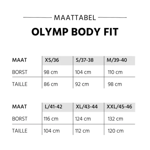 OLYMP business overhemd Body fit 200764 Licht Blauw Online