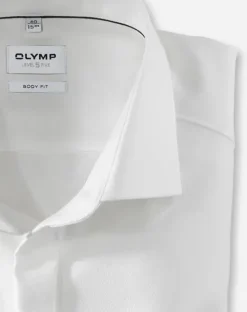 OLYMP business overhemd Body fit 076865 Naturel Best