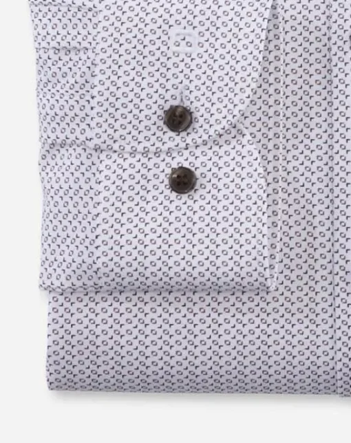 OLYMP business overhemd Body fit 203944 Bruin Outlet