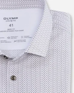 OLYMP business overhemd Body fit 203944 Bruin Outlet