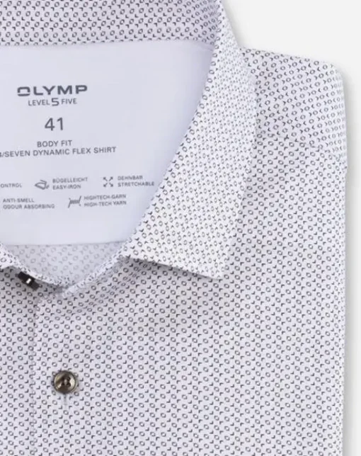 OLYMP business overhemd Body fit 203944 Bruin Outlet