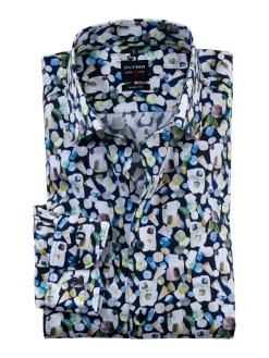 OLYMP business overhemd Body fit 208114 Marine Sale