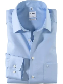 OLYMP business overhemd Comfort Fit 072564 Hemels Blauw Best