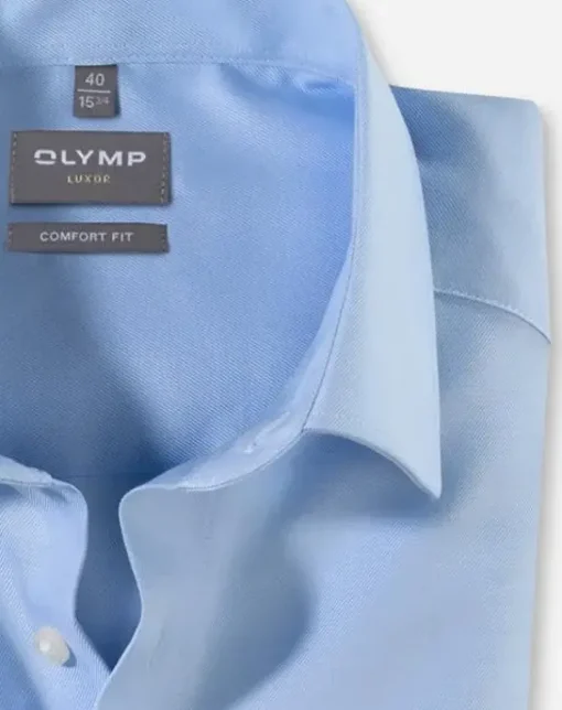 OLYMP business overhemd Comfort Fit 072564 Hemels Blauw Best