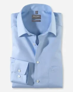 OLYMP business overhemd Comfort Fit 072564 Hemels Blauw Best