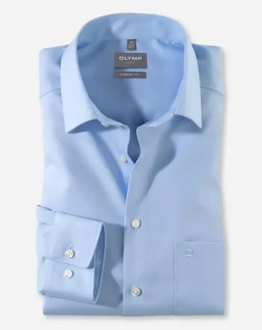 OLYMP business overhemd Comfort Fit 072564 Hemels Blauw Best