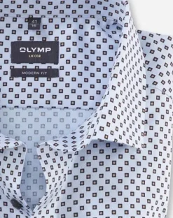 OLYMP business overhemd Modern Fit 130444 Bruin Sale