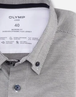 OLYMP business overhemd Modern Fit 120644 Olijf groen New