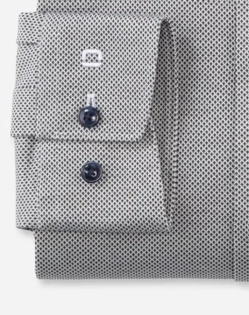 OLYMP business overhemd Modern Fit 120644 Olijf groen New