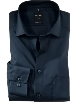 OLYMP business overhemd Modern Fit 074564 Donker Blauw Discount