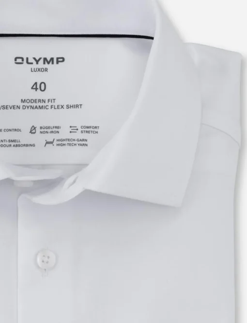 OLYMP business overhemd Modern Fit 123024 Wit Clearance