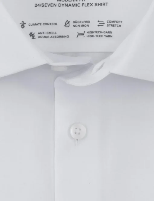 OLYMP business overhemd Modern Fit 123024 Wit Clearance