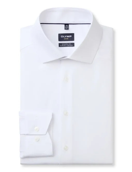 OLYMP business overhemd Modern Fit 123024 Wit Clearance