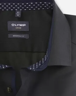 OLYMP business overhemd Modern Fit 126244 Olijf groen Discount