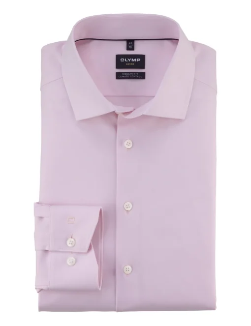 OLYMP business overhemd Modern Fit 123024 Oud Roze Fashion