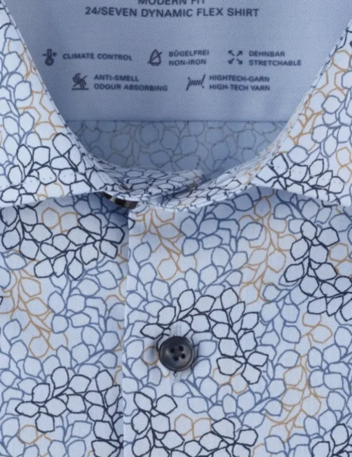 OLYMP business overhemd Modern Fit 126364 Blauw Sale