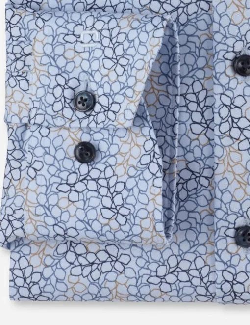 OLYMP business overhemd Modern Fit 126364 Blauw Sale
