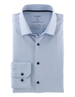 OLYMP business overhemd Super Slim Fit 251924 Blauw Fashion