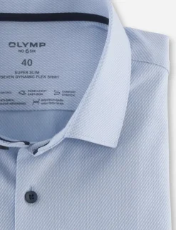OLYMP business overhemd Super Slim Fit 251924 Blauw Fashion