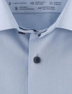 OLYMP business overhemd Super Slim Fit 251924 Blauw Fashion
