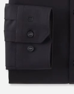 OLYMP business overhemd Super Slim Fit 252624 Zwart Clearance