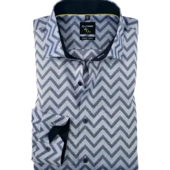 OLYMP business overhemd Super Slim Fit 252624 Marine Fashion