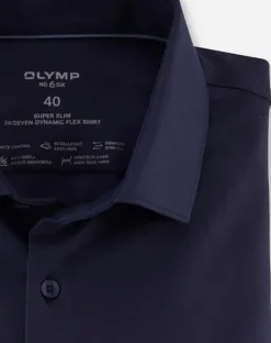 OLYMP business overhemd Super Slim Fit 252624 Marine Fashion