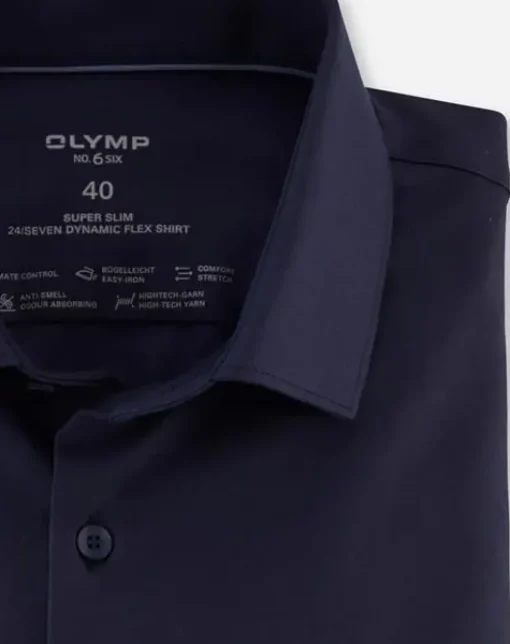 OLYMP business overhemd Super Slim Fit 252624 Marine Fashion