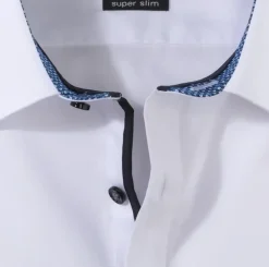 OLYMP business overhemd Super Slim Fit 077464 Marine Clearance