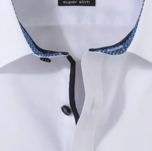 OLYMP business overhemd Super Slim Fit 077464 Marine Clearance
