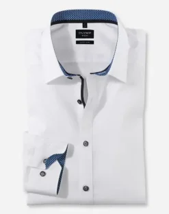 OLYMP business overhemd Super Slim Fit 077464 Marine Clearance