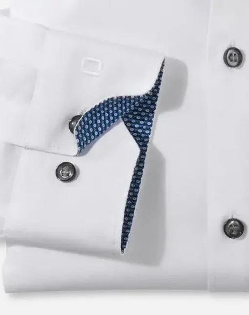 OLYMP business overhemd Super Slim Fit 077464 Marine Clearance